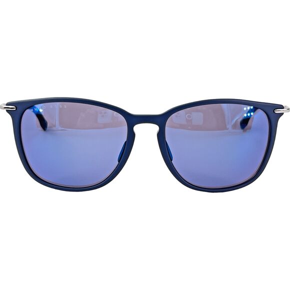 Hugo Boss BOSS 0949FS Mens Sunglass 0RCTXT Matte Blue 58-19 - Picture 1 of 7